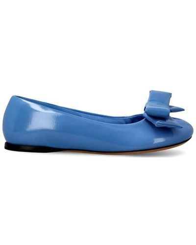Loewe Puffy Ballerina Flat Shoes - Blue