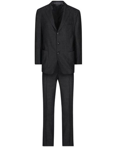 Kiton Two-piece Tailored Suit - Black