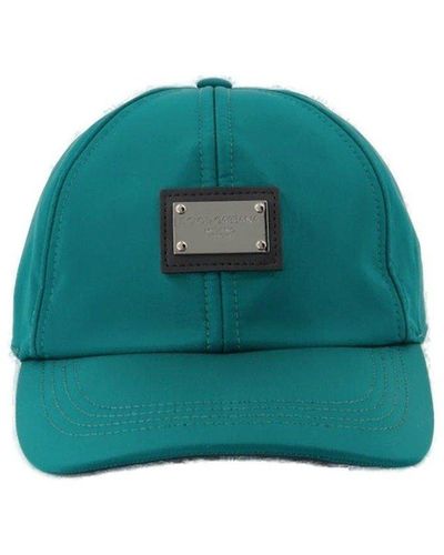 Dolce & Gabbana Logo Plaque Baseball Cap - Green