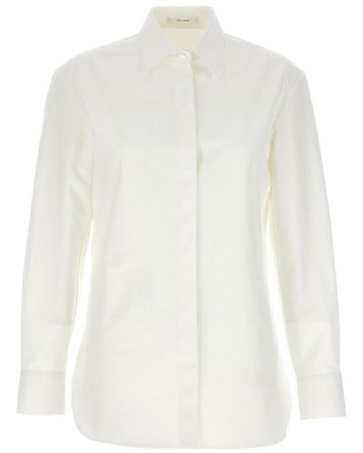 The Row Derica Shirt, Blouse - White