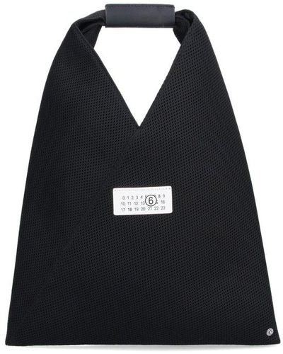 Margiela MM6 black mesh japanese bento bag - V A N II T A S