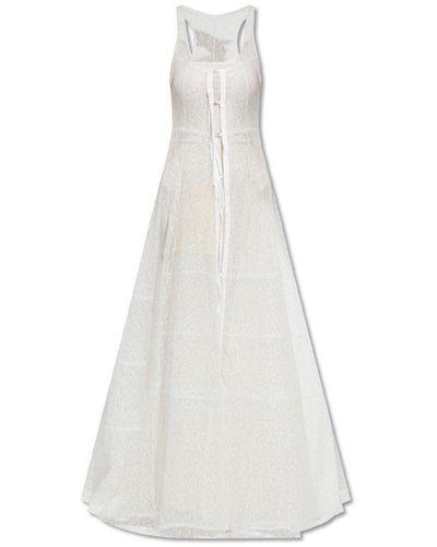 Jacquemus Dentelle Lace Dress - White