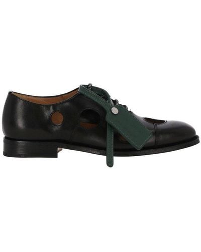 Off-White c/o Virgil Abloh X Church's Meteor Almond Toe Oxford Shoes - Black