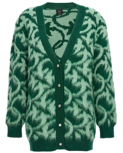 Pinko I Viscose Sweater, Cardigans - Green