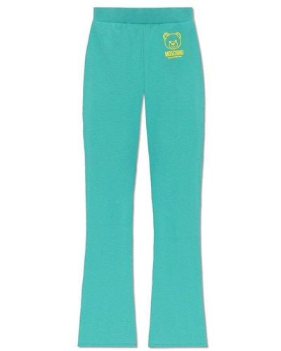 Moschino Sweatpants With Logo, - Green