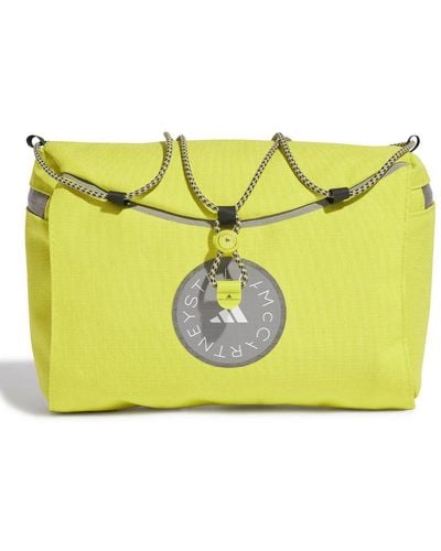 adidas By Stella McCartney Logo Embossed Zip-up Belt Bag - Yellow