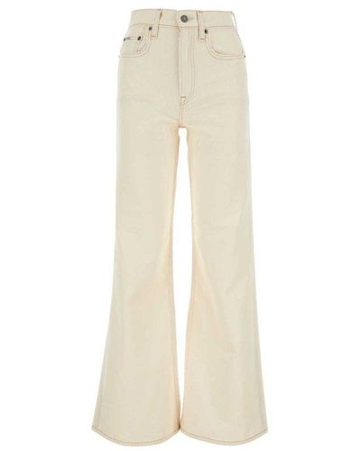 Polo Ralph Lauren Wide Leg Trousers - White