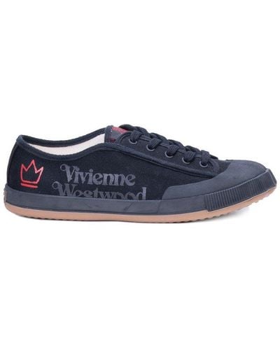 Vivienne Westwood Animal Gym Lace-up Trainers - Blue