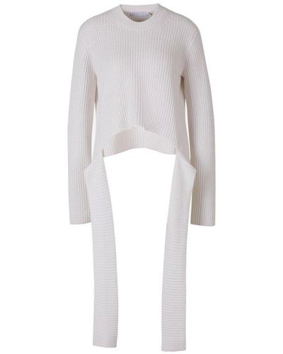 Proenza Schouler Cotton Knitted Jumper - White