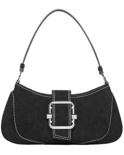 OSOI Brocle Zipped Small Shoulder Bag - Black