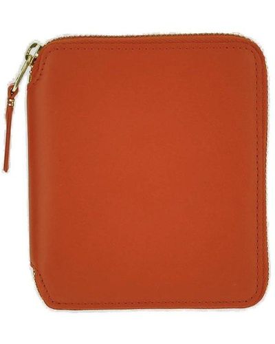 Comme des Garçons Zip-up Wallet - Orange