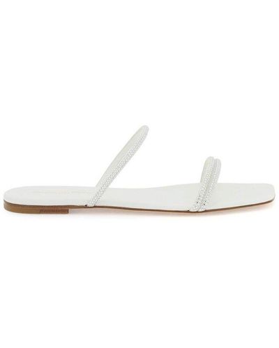 Gianvito Rossi Cannes Slip-on Sandals - White