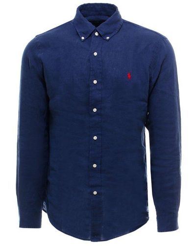 Polo Ralph Lauren Classic Long Sleeve Shirt - Blue