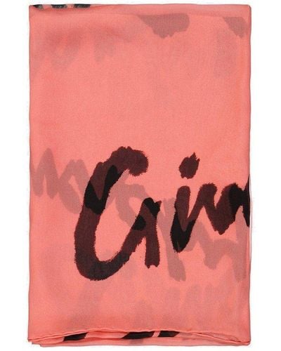 Givenchy Logo Printed Scarf - Pink
