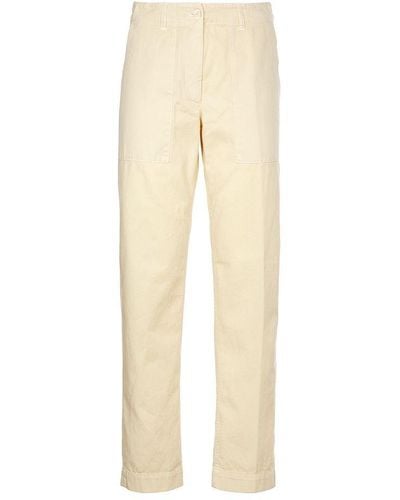 Dries Van Noten Relax Fit Trousers - Natural