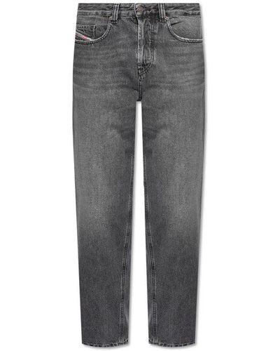 DIESEL 2001 D-macro Straight-leg Jeans - Grey