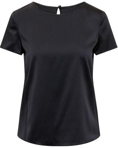 Emporio Armani Crewenck Short-sleeved T-shirt - Black