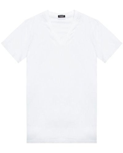 DSquared² V-Neck T-Shirt - White