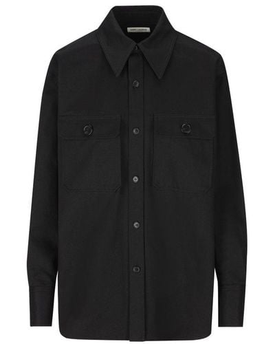Saint Laurent Saharienne Buttoned Shirt - Black