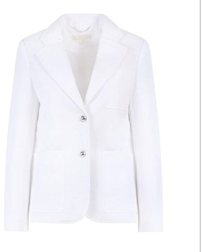 MICHAEL Michael Kors Buttoned Blazer - White