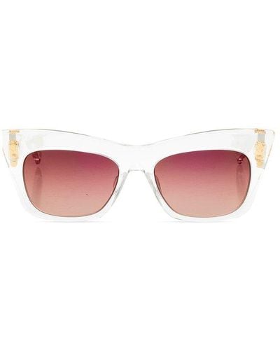 BALMAIN EYEWEAR Rectangle Frame Sunglasses - Pink