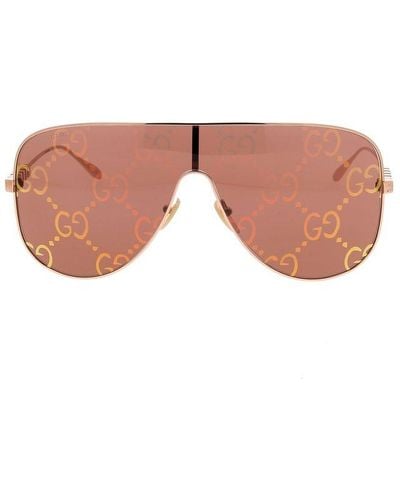 Gucci Sunglasses With Logo, - Pink