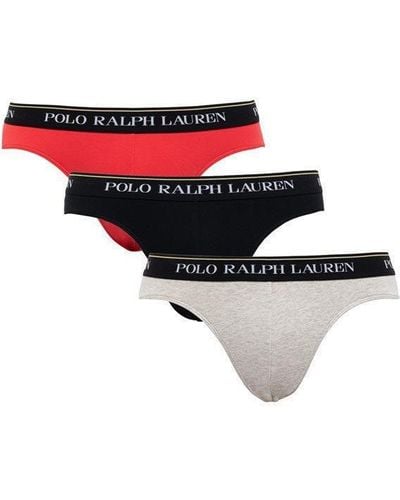 Polo Ralph Lauren Multi-pack Briefs - Red