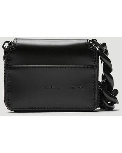 Kara Leather Bike Wallet - Black