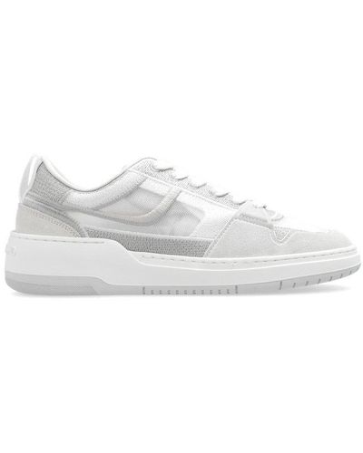 Ferragamo Destiny Lace-up Sneakers - White
