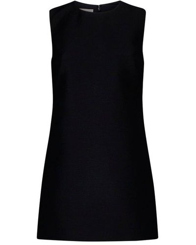 Valentino Bow Detailed Sleeveless Dress - Black