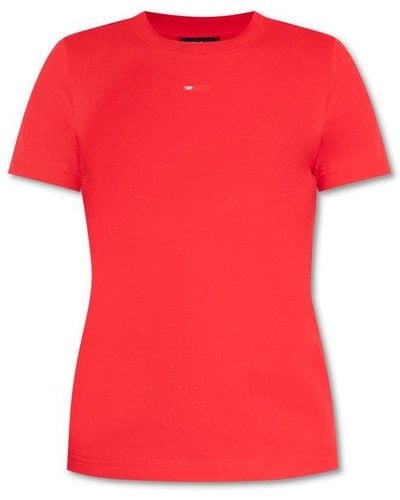 DIESEL ‘T-Reg-Microdiv’ T-Shirt - Red