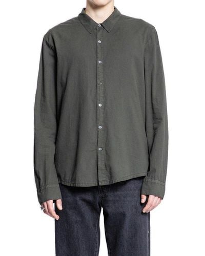James Perse Standard Long Sleeved Shirt - Gray