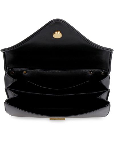 Bottega Veneta Mount Leather Envelope Bag - Black