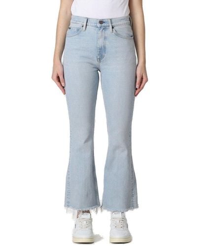 Polo Ralph Lauren High-waist Cropped Flared Jeans - Blue