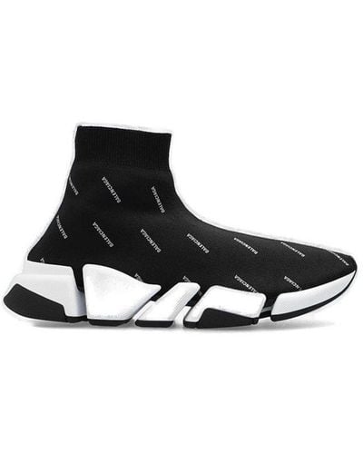 Speed trainers Balenciaga Black size 39 EU in Polyester  24420967