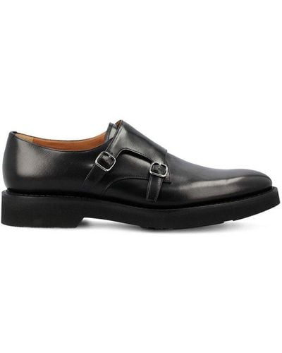 Church's Buckle-detailed Slip-on Derby Shoes - Black