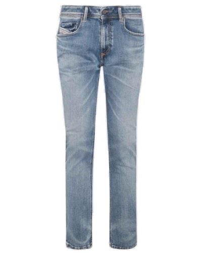 DIESEL Cotton Blend Jeans - Blue