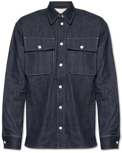 Jil Sander + Denim Shirt, - Blue