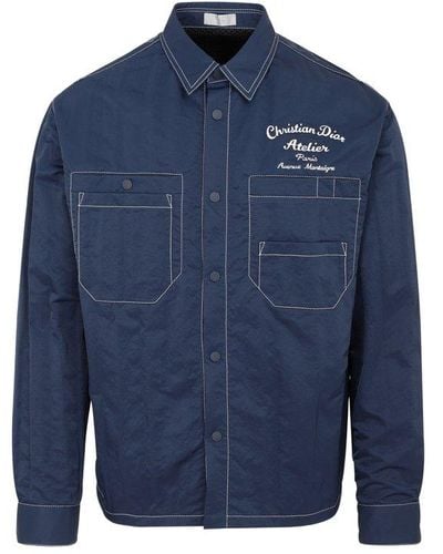 Dior Atelier Shirt Jacket - Blue