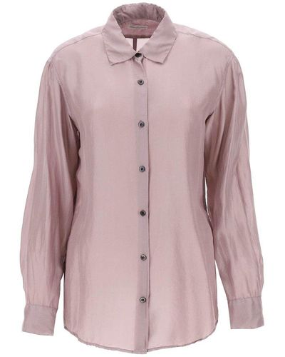Dries Van Noten Pure Silk Shirt - Pink