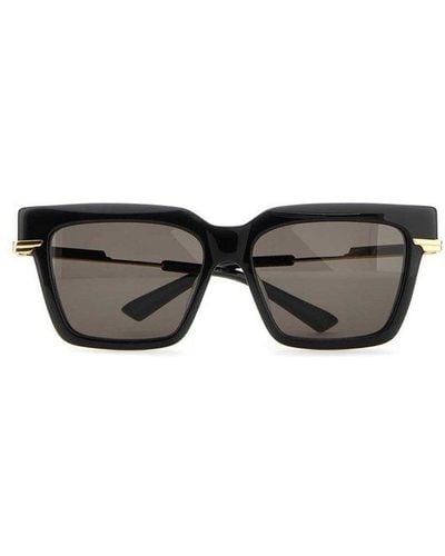 Bottega Veneta Square Frame Sunglasses - Grey