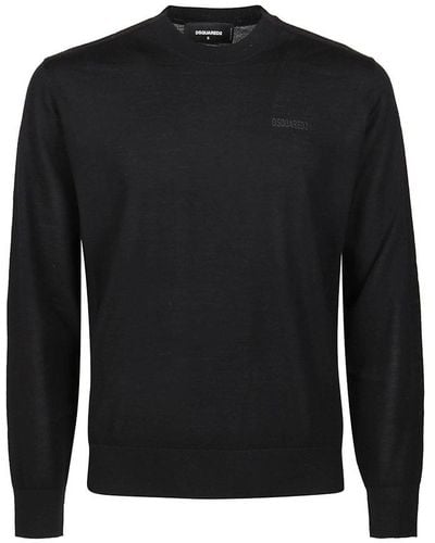 DSquared² Neon Sweater - Black