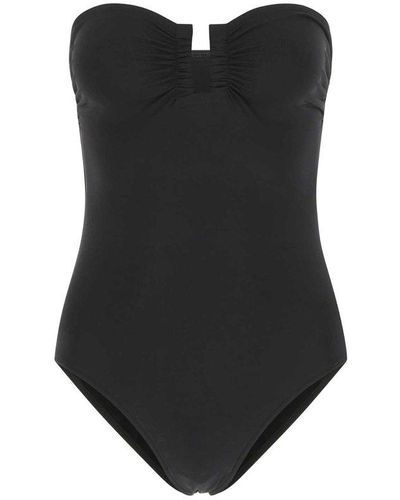 Eres Bustier One-piece Swimsuit - Black