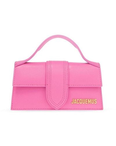 Jacquemus Le Grande Bambino Leather Top Handle Bag - Pink