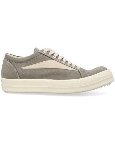 Rick Owens Low-top Lace-up Trainers - Grey