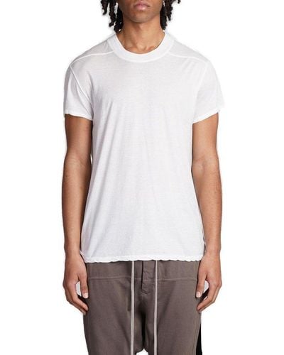 Rick Owens Short-sleeved Crewneck T-shirt - White