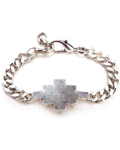 Marcelo Burlon Cross Chainlink Bracelet - Metallic