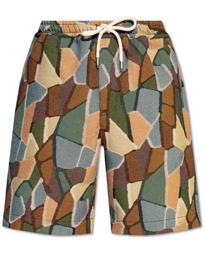 Emporio Armani Patterned Shorts, - Multicolor