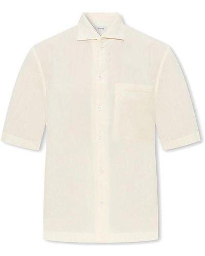 Lemaire Collared Button-up Shirt - White