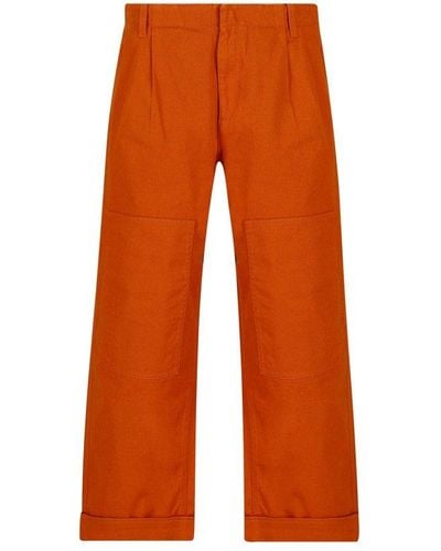Etro Wide-leg Trousers - Orange